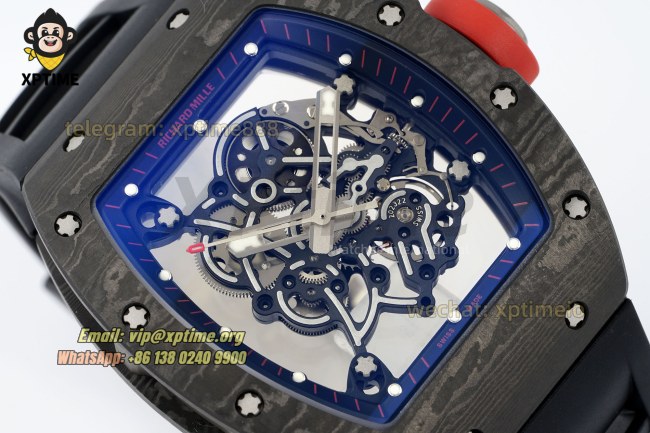 RM055 43mm MLF Sketelon/Blue on NTPT/RU Strap RMUL2 RM055 43mm MLF Sketelon/Blue on NTPT/RU Strap RMUL2