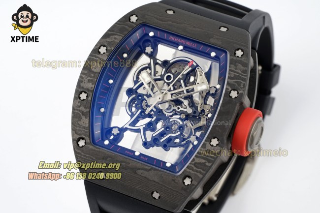RM055 43mm MLF Sketelon/Blue on NTPT/RU Strap RMUL2 RM055 43mm MLF Sketelon/Blue on NTPT/RU Strap RMUL2