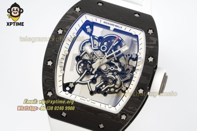 RM055 43mm MLF Sketelon/White on NTPT/RU Strap RMUL2 RM055 43mm MLF Sketelon/White on NTPT/RU Strap RMUL2