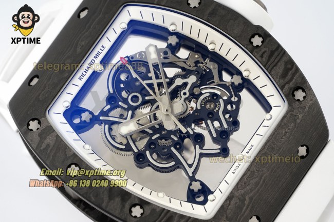 RM055 43mm MLF Sketelon/White on NTPT/RU Strap RMUL2 RM055 43mm MLF Sketelon/White on NTPT/RU Strap RMUL2