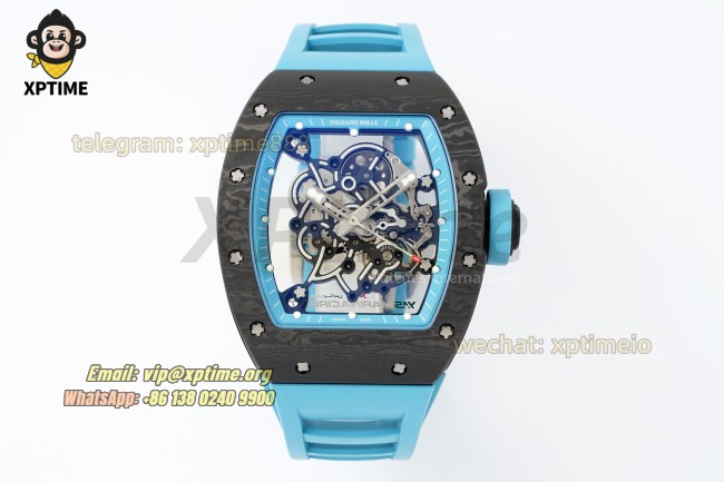 RM055 43mm MLF Sketelon/Blue on NTPT/RU Strap RMUL2 RM055 43mm MLF Sketelon/Blue on NTPT/RU Strap RMUL2