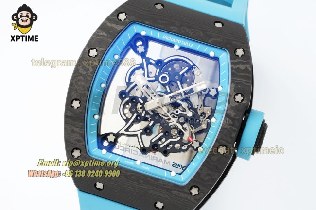 RM055 43mm MLF Sketelon/Blue on NTPT/RU Strap RMUL2 RM055 43mm MLF Sketelon/Blue on NTPT/RU Strap RMUL2