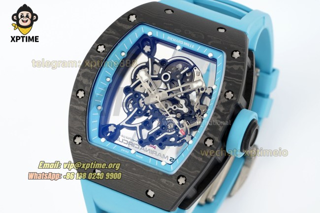 RM055 43mm MLF Sketelon/Blue on NTPT/RU Strap RMUL2 RM055 43mm MLF Sketelon/Blue on NTPT/RU Strap RMUL2