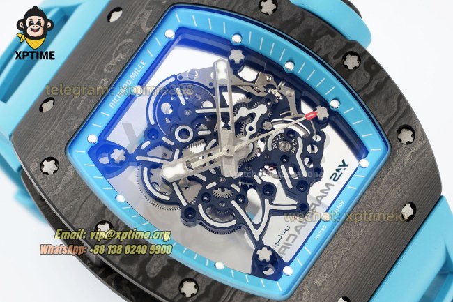 RM055 43mm MLF Sketelon/Blue on NTPT/RU Strap RMUL2 RM055 43mm MLF Sketelon/Blue on NTPT/RU Strap RMUL2