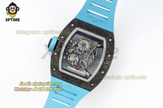 RM055 43mm MLF Sketelon/Blue on NTPT/RU Strap RMUL2 RM055 43mm MLF Sketelon/Blue on NTPT/RU Strap RMUL2