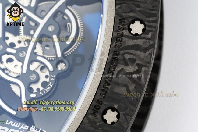 RM055 43mm MLF Sketelon/Blue on NTPT/RU Strap RMUL2 RM055 43mm MLF Sketelon/Blue on NTPT/RU Strap RMUL2