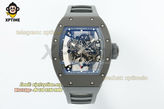 RM055 43mm MLF Sketelon/Gray on TI/RU Strap RMUL2 RM055 43mm MLF Sketelon/Gray on TI/RU Strap RMUL2