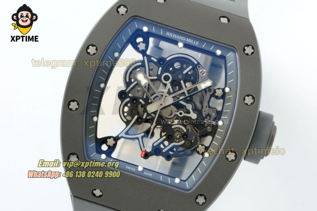 RM055 43mm MLF Sketelon/Gray on TI/RU Strap RMUL2 RM055 43mm MLF Sketelon/Gray on TI/RU Strap RMUL2