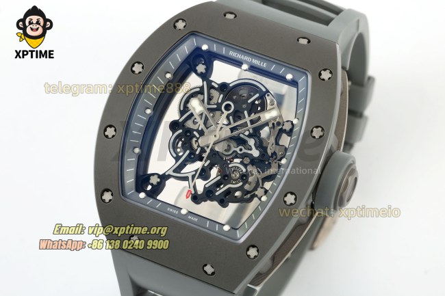 RM055 43mm MLF Sketelon/Gray on TI/RU Strap RMUL2 RM055 43mm MLF Sketelon/Gray on TI/RU Strap RMUL2