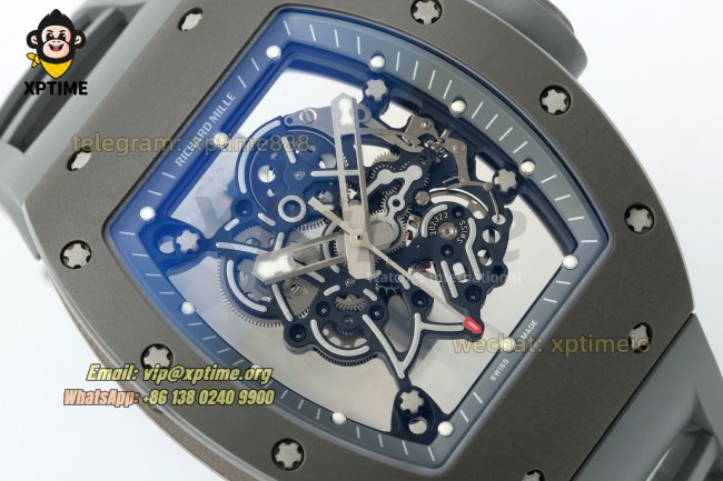 RM055 43mm MLF Sketelon/Gray on TI/RU Strap RMUL2 RM055 43mm MLF Sketelon/Gray on TI/RU Strap RMUL2