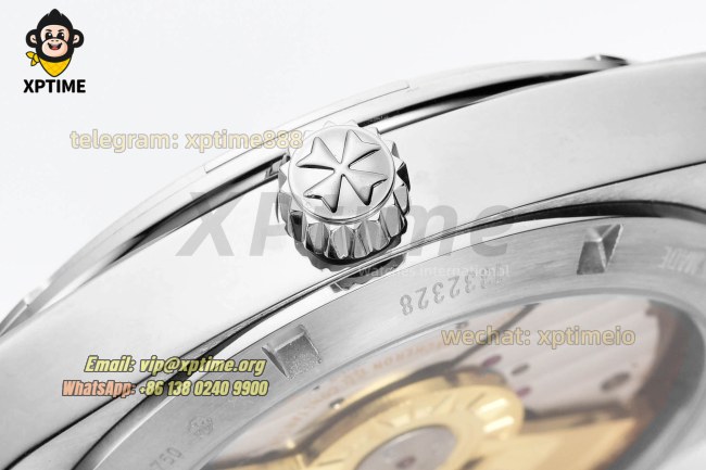 Overseas 4500V 41mm PPF White/Stick on SS/SS Bracelet A5100 Overseas 4500V 41mm PPF White/Stick on SS/SS Bracelet A5100