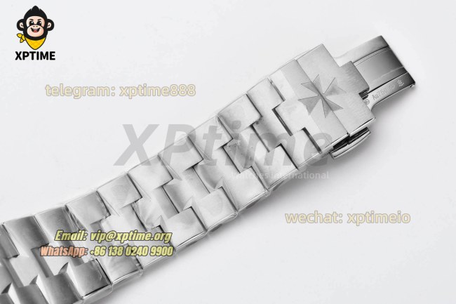 Overseas 4500V 41mm PPF White/Stick on SS/SS Bracelet A5100 Overseas 4500V 41mm PPF White/Stick on SS/SS Bracelet A5100