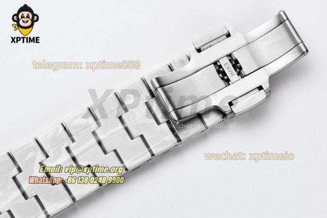 Overseas 4500V 41mm PPF White/Stick on SS/SS Bracelet A5100 Overseas 4500V 41mm PPF White/Stick on SS/SS Bracelet A5100