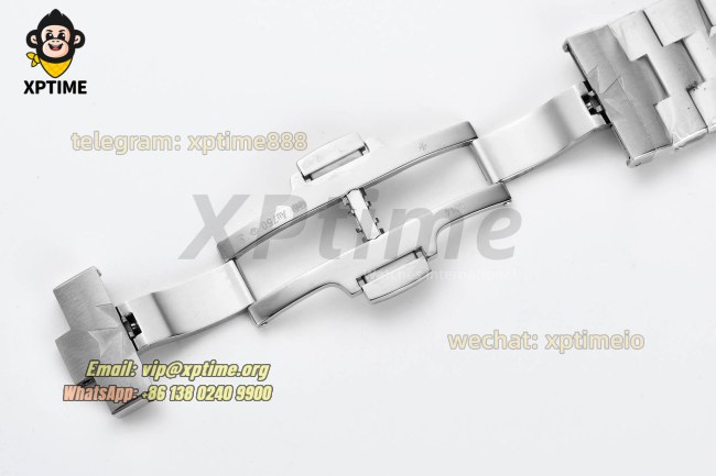 Overseas 4500V 41mm PPF White/Stick on SS/SS Bracelet A5100 Overseas 4500V 41mm PPF White/Stick on SS/SS Bracelet A5100