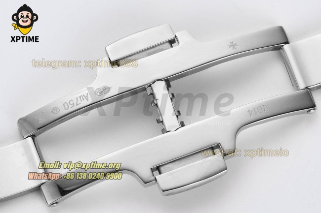 Overseas 4500V 41mm PPF White/Stick on SS/SS Bracelet A5100 Overseas 4500V 41mm PPF White/Stick on SS/SS Bracelet A5100