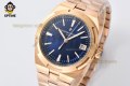 Overseas 4500V 41mm PPF Blue/Stick on RG/RG Bracelet A5100 Overseas 4500V 41mm PPF Blue/Stick on RG/RG Bracelet A5100