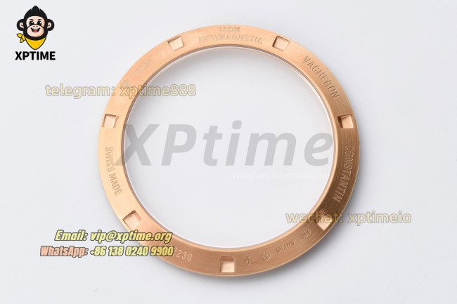 Overseas 4500V 41mm PPF Blue/Stick on RG/RG Bracelet A5100 Overseas 4500V 41mm PPF Blue/Stick on RG/RG Bracelet A5100