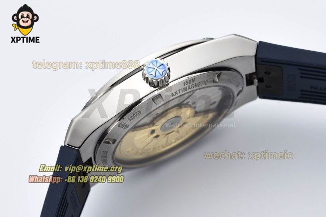 Overseas 4520V 41mm PPF Blue/Stick on SS/RU Bracelet A5100 Overseas 4520V 41mm PPF Blue/Stick on SS/RU Bracelet A5100