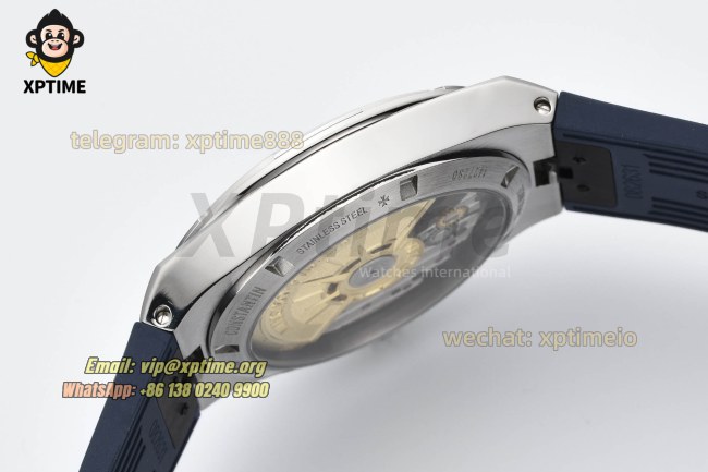 Overseas 4520V 41mm PPF Blue/Stick on SS/RU Bracelet A5100 Overseas 4520V 41mm PPF Blue/Stick on SS/RU Bracelet A5100