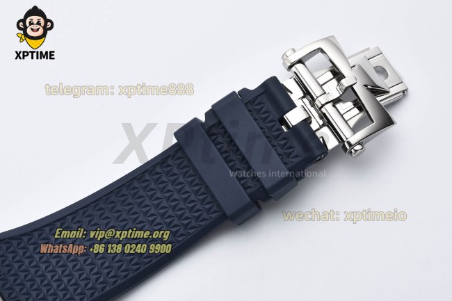 Overseas 4520V 41mm PPF Blue/Stick on SS/RU Bracelet A5100 Overseas 4520V 41mm PPF Blue/Stick on SS/RU Bracelet A5100