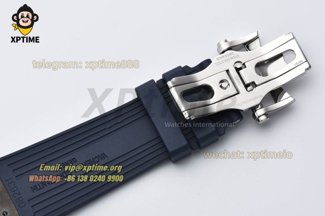 Overseas 4520V 41mm PPF Blue/Stick on SS/RU Bracelet A5100 Overseas 4520V 41mm PPF Blue/Stick on SS/RU Bracelet A5100