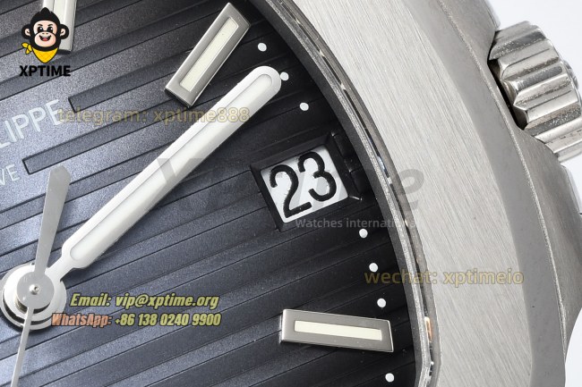 Nautilus 5711 40mm PPF Blue/Stick on SS/SS Bracelet A330 Nautilus 5711 40mm PPF Blue/Stick on SS/SS Bracelet A330