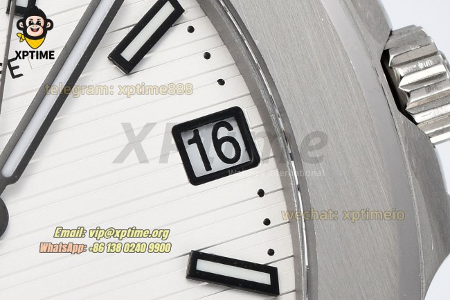 Nautilus 5711 40mm PPF White/Stick on SS/SS Bracelet A330 Nautilus 5711 40mm PPF White/Stick on SS/SS Bracelet A330