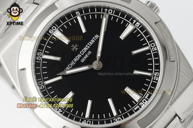 Overseas Ultra-Thin 2000V 40mm XF Black/Stick on SS/SS Bracelet MY9015 Overseas Ultra-Thin 2000V 40mm XF Black/Stick on SS/SS Bracelet MY9015