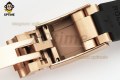 Daytona 126518 40mm QF Black/Diamond on RG/RU Strap SH4130 V11 Super Clone (Weighted)