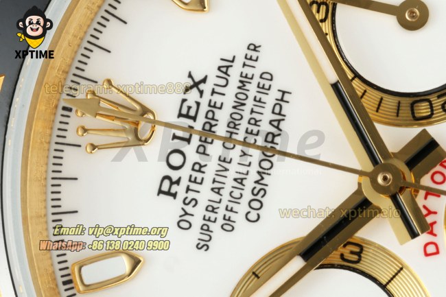 Daytona 126518 40mm QF White & Black/Numeral on YG/RU Strap SH4130 V11 Super Clone (Weighted) Daytona 126518 40mm QF White & Black/Numeral on YG/RU Strap SH4130 V11 Super Clone (Weighted)