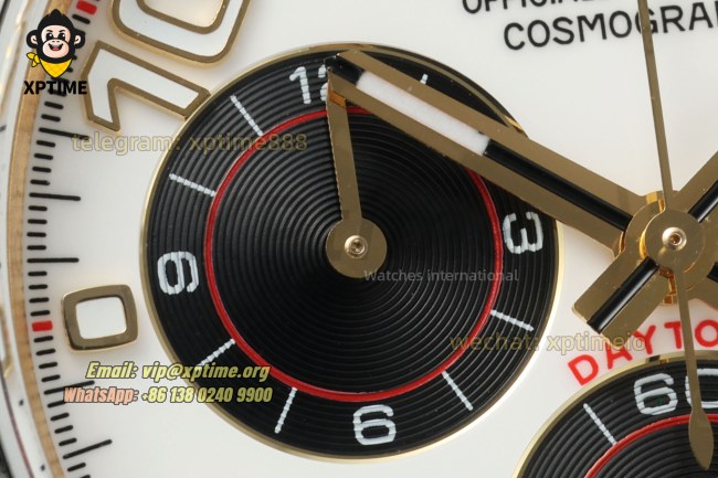 Daytona 126518 40mm QF White & Black/Numeral on YG/RU Strap SH4130 V11 Super Clone (Weighted) Daytona 126518 40mm QF White & Black/Numeral on YG/RU Strap SH4130 V11 Super Clone (Weighted)