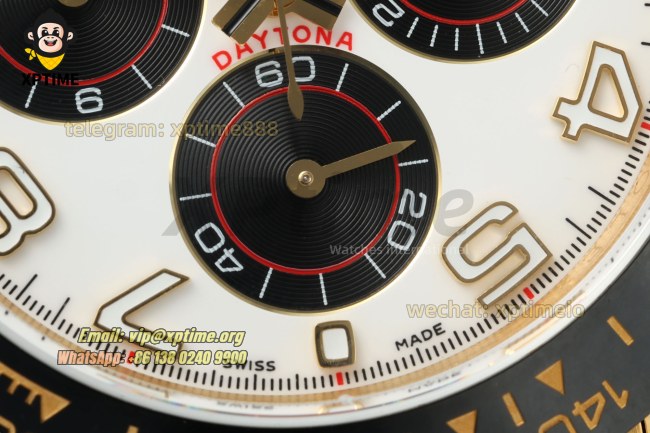 Daytona 126518 40mm QF White & Black/Numeral on YG/RU Strap SH4130 V11 Super Clone (Weighted) Daytona 126518 40mm QF White & Black/Numeral on YG/RU Strap SH4130 V11 Super Clone (Weighted)
