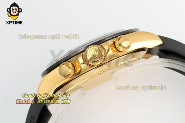 Daytona 126518 40mm QF Black/Diamond on YG/RU Strap SH4130 V11 Super Clone (Weighted) Daytona 126518 40mm QF Black/Diamond on YG/RU Strap SH4130 V11 Super Clone (Weighted)