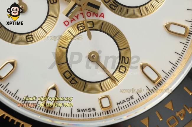 Daytona 126518 40mm QF White/Stick on YG/RU Strap SH4130 V11 Super Clone (Weighted) Daytona 126518 40mm QF White/Stick on YG/RU Strap SH4130 V11 Super Clone (Weighted)