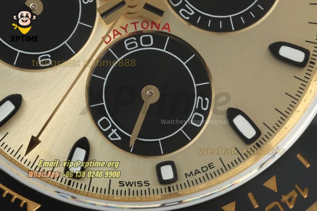 Daytona 126518 40mm QF YG & Black/Stick on YG/RU Strap SH4130 V11 Super Clone (Weighted) Daytona 126518 40mm QF YG & Black/Stick on YG/RU Strap SH4130 V11 Super Clone (Weighted)