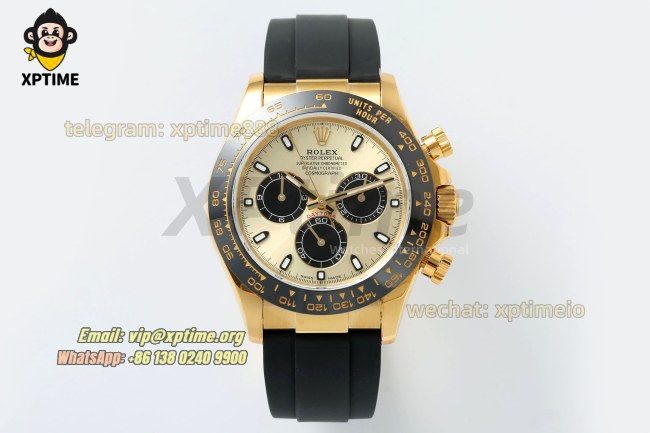 Daytona 126518 40mm QF YG & Black/Stick on YG/RU Strap SH4130 V11 Super Clone (Weighted) Daytona 126518 40mm QF YG & Black/Stick on YG/RU Strap SH4130 V11 Super Clone (Weighted)