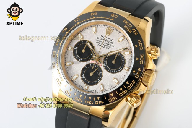 Daytona 126518 40mm QF Meteorite/Stick on YG/RU Strap SH4130 V11 Super Clone (Weighted) Daytona 126518 40mm QF Meteorite/Stick on YG/RU Strap SH4130 V11 Super Clone (Weighted)