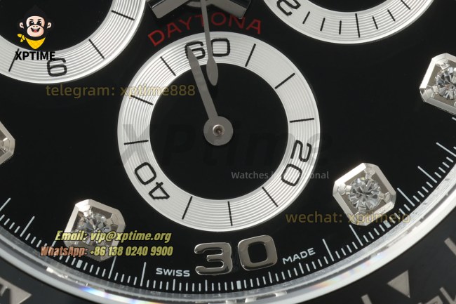 Daytona 126519 40mm QF Black/Diamond on SS/RU Strap SH4130 V11 Super Clone (Weighted) Daytona 126519 40mm QF Black/Diamond on SS/RU Strap SH4130 V11 Super Clone (Weighted)