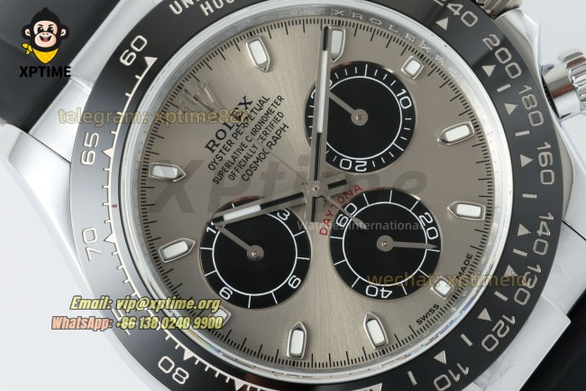 Daytona 126519 40mm QF Gray & Black/Stick on SS/RU Strap SH4130 V11 Super Clone (Weighted) Daytona 126519 40mm QF Gray & Black/Stick on SS/RU Strap SH4130 V11 Super Clone (Weighted)