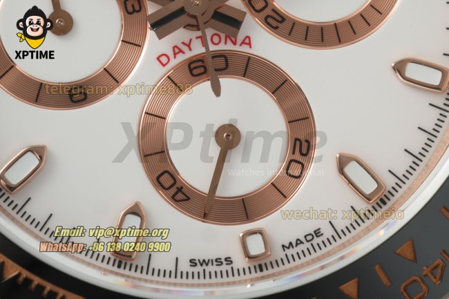 Daytona 126518 40mm QF White/Stick on RG/RU Strap SH4130 V11 Super Clone (Weighted) Daytona 126518 40mm QF White/Stick on RG/RU Strap SH4130 V11 Super Clone (Weighted)