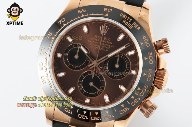 Daytona 126518 40mm QF Chocolate/Stick on RG/RU Strap SH4130 V11 Super Clone (Weighted) Daytona 126518 40mm QF Chocolate/Stick on RG/RU Strap SH4130 V11 Super Clone (Weighted)