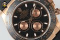 Daytona 126518 40mm QF Black & RG/Diamond on RG/RU Strap SH4130 V11 Super Clone (Weighted) Daytona 126518 40mm QF Black & RG/Diamond on RG/RU Strap SH4130 V11 Super Clone (Weighted)