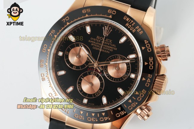 Daytona 126518 40mm QF Black & RG/Diamond on RG/RU Strap SH4130 V11 Super Clone (Weighted) Daytona 126518 40mm QF Black & RG/Diamond on RG/RU Strap SH4130 V11 Super Clone (Weighted)