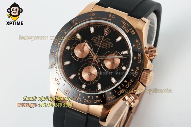 Daytona 126518 40mm QF Black & RG/Diamond on RG/RU Strap SH4130 V11 Super Clone (Weighted) Daytona 126518 40mm QF Black & RG/Diamond on RG/RU Strap SH4130 V11 Super Clone (Weighted)