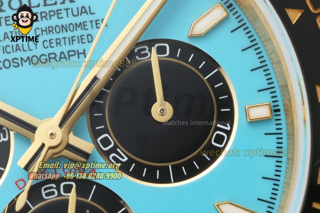 Daytona 126518 40mm QF Turquoise & Black/Stick on YG/RU Strap SH4131 V10 Super Clone (Weighted) Daytona 126518 40mm QF Turquoise & Black/Stick on YG/RU Strap SH4131 V10 Super Clone (Weighted)