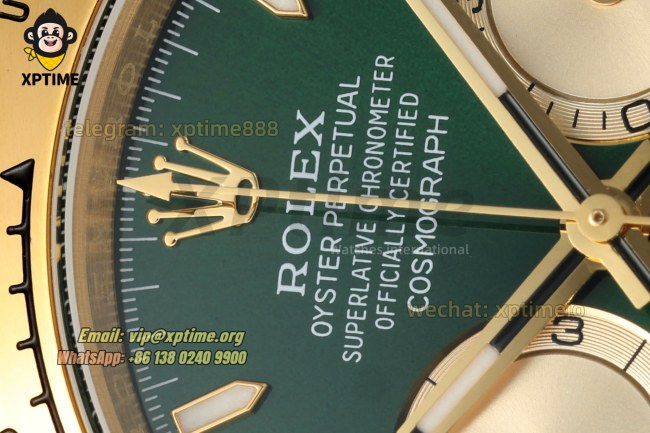 Daytona 126508 40mm QF Green & Golden/Sticks on YG/YG Bracelet V6 SH4131 Super Clone (Weighted) Daytona 126508 40mm QF Green & Golden/Sticks on YG/YG Bracelet V6 SH4131 Super Clone (Weighted)