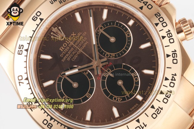 Daytona 126505 40mm QF Chocolate/Sticks on RG/RG Bracelet V6 SH4131 Super Clone (Weighted) Daytona 126505 40mm QF Chocolate/Sticks on RG/RG Bracelet V6 SH4131 Super Clone (Weighted)