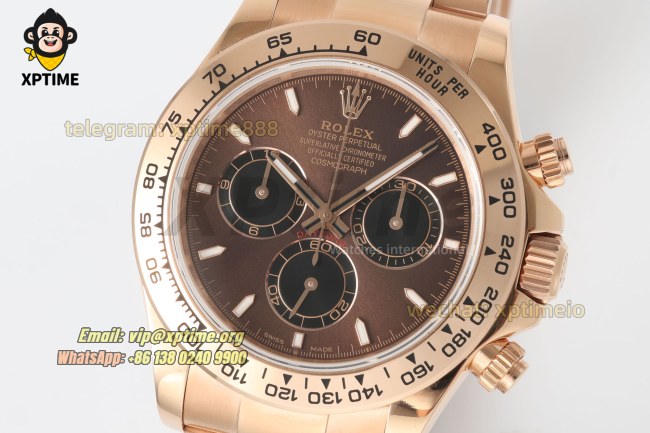 Daytona 126505 40mm QF Chocolate/Sticks on RG/RG Bracelet V6 SH4131 Super Clone (Weighted) Daytona 126505 40mm QF Chocolate/Sticks on RG/RG Bracelet V6 SH4131 Super Clone (Weighted)