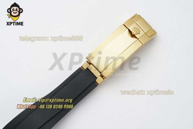 Daytona 126518 40mm QF Black YG/Diamond on YG/RU Strap SH4131 Super Clone Daytona 126518 40mm QF Black YG/Diamond on YG/RU Strap SH4131 Super Clone