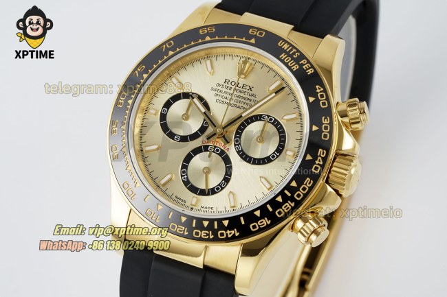 Daytona 126518 40mm QF YG/Stick on YG/RU Strap SH4131 Super Clone Daytona 126518 40mm QF YG/Stick on YG/RU Strap SH4131 Super Clone